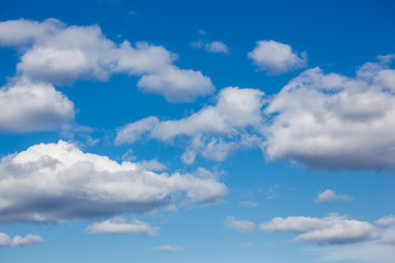 Naklejka na ściany i meble beautiful cloud photo on blue sky