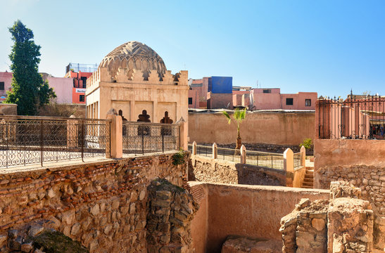 Almoravid Koubba In Marrakesh. Morocco