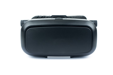 VR virtual reality glasses isolated on white background.