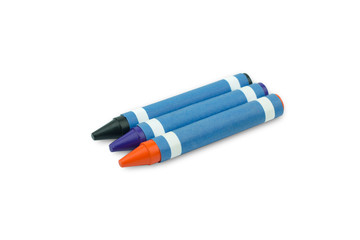 Crayon Wax Pencil Isolated on White Background