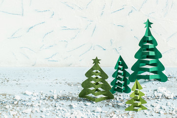 Making 3D Christmas tree from paper. Step 7