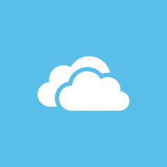 Cloud flat vector icon