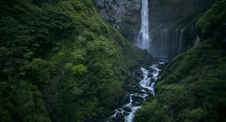 Kegon waterfall in Nikko, Japan