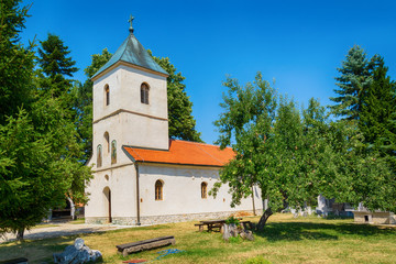 Naklejka premium St Apostles Peter and Paul church in Serbia
