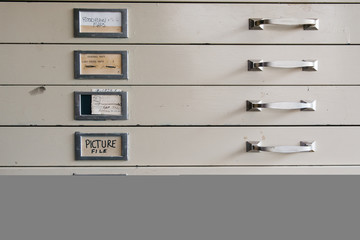 File cabinet at a nature preserve
