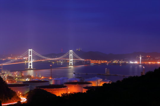 Muroran night view