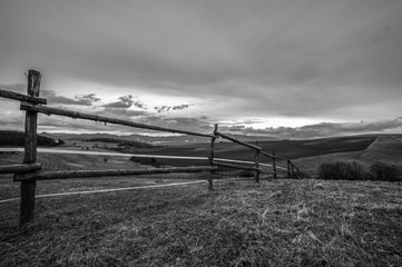 wooden fence