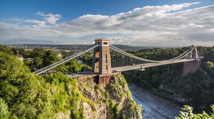 Fototapeta na wymiar Bristol, Clifton Suspension Bridge