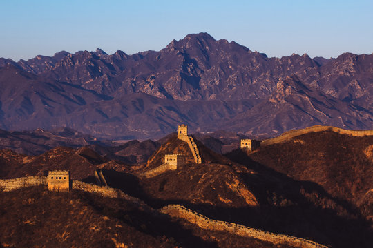 The Great Wall at sunrise
