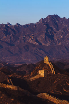 The Great Wall at sunrise