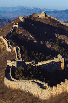 The Great Wall at sunrise