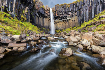 Svartifoss waterfall Iceland - 176431673