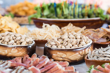 Banquet table at the wedding, Ukraine