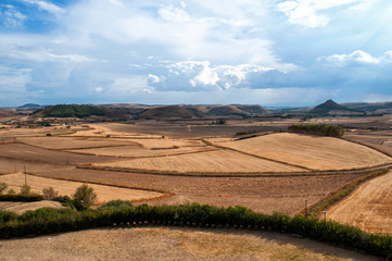 A typical inland landscape on the island of Sardinia