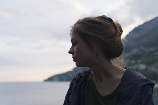 Traveler on the Amalfi Coast
