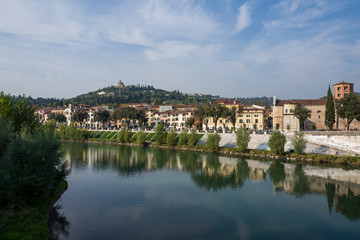 Fototapeta na wymiar View over Verona