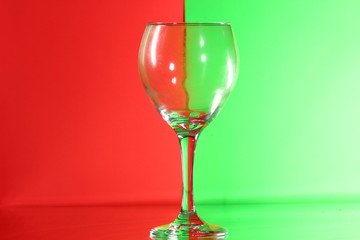 A colored glass