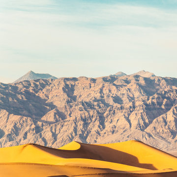 Desert Landscape in the Death Valley