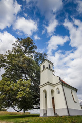 Little church near Vinkovci -  Autumn.