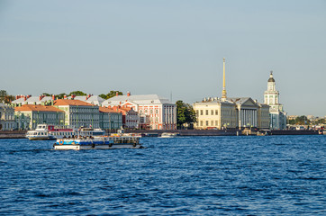 Spit of Vasilyevsky Island and University Embankment with Twelve Collegia and Kunstkammer