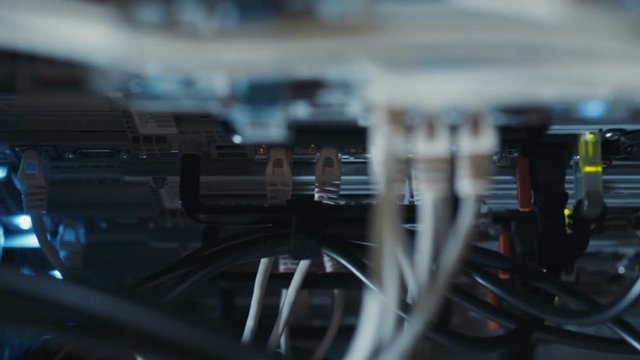 Technical engineer administrator electronic concept moving from right server equipment personal localhost ethernet internet ports electronic elements diodes local network sharing wifi router ddos