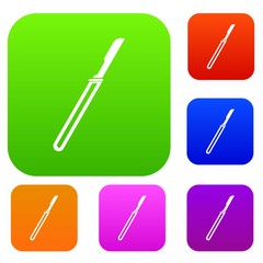 Scalpel set color collection