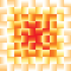 Weave pattern with tones of orange colors