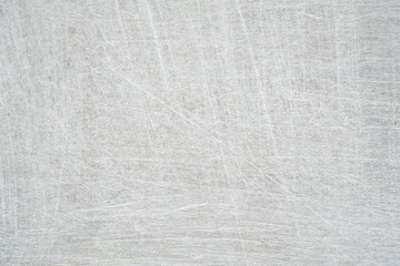 Abstract weathered natural scratched old white plastic texture surface.