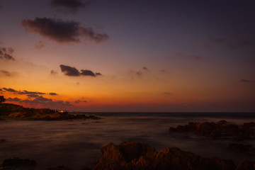 Beautiful Landscape from the coast of crete
