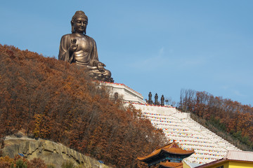Buddha in Chinese temple of Jing