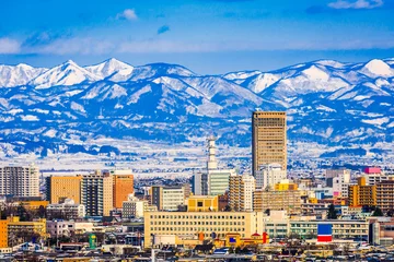 Foto op Aluminium Yamagata, Japan Skyline © SeanPavonePhoto