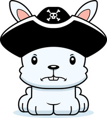 Cartoon Angry Pirate Bunny