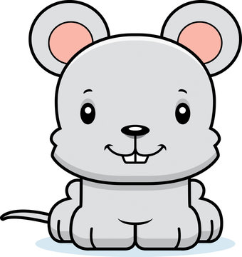 Cartoon Smiling Mouse