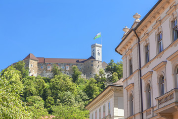 Fototapeta na wymiar Ljubljana castle