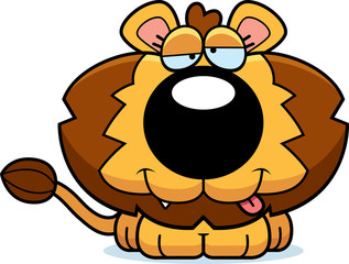 Obraz premium Cartoon Goofy Lion Cub