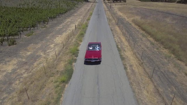 Ford Mustang, Winery aerial shot