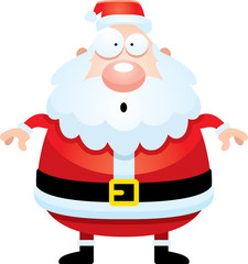 Surprised Cartoon Santa Claus - 176459646