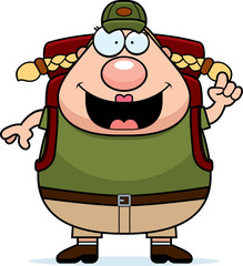 Cartoon Hiker Idea