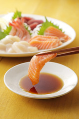 刺身　Japanese sashimi