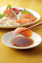 刺身　Japanese sashimi