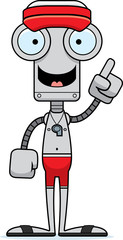 Cartoon Lifeguard Robot Idea