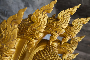 Golden Dragon Head
