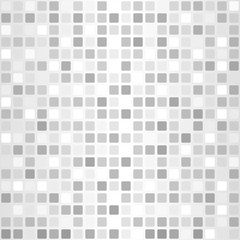 Rounded square pattern. Vector seamless grey background