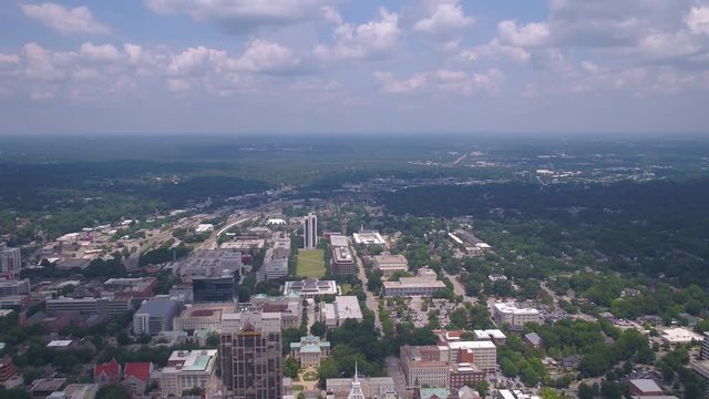 Aerial North Carolina Raleigh July 2017 Sunny Day 4K Inspire 2
