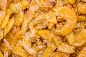 Dried salted prawn, sea food