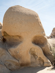 Skull Rock close up, Joshua Tree National Park, California, USA