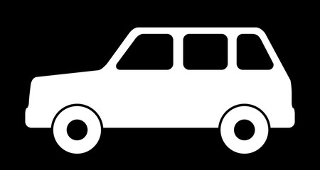 Silhouette of a car.