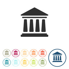 Runde Schaltflächen - Gerichtsgebäude