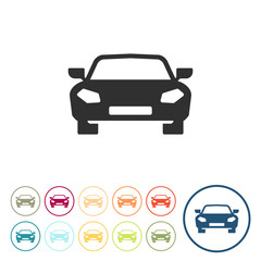 Runde Schaltflächen - Wagen