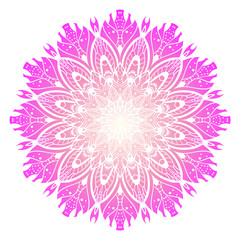 Fototapeta na wymiar Flower color Mandala